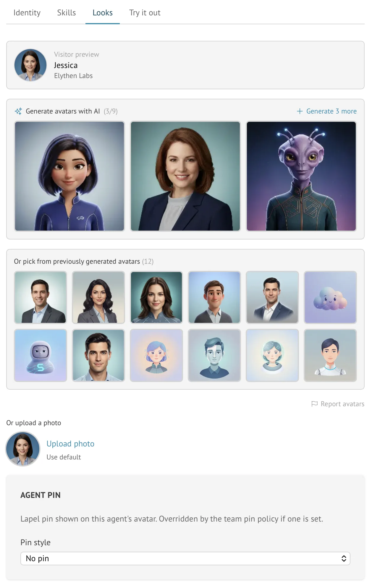 Avatars in the Stand dashboard